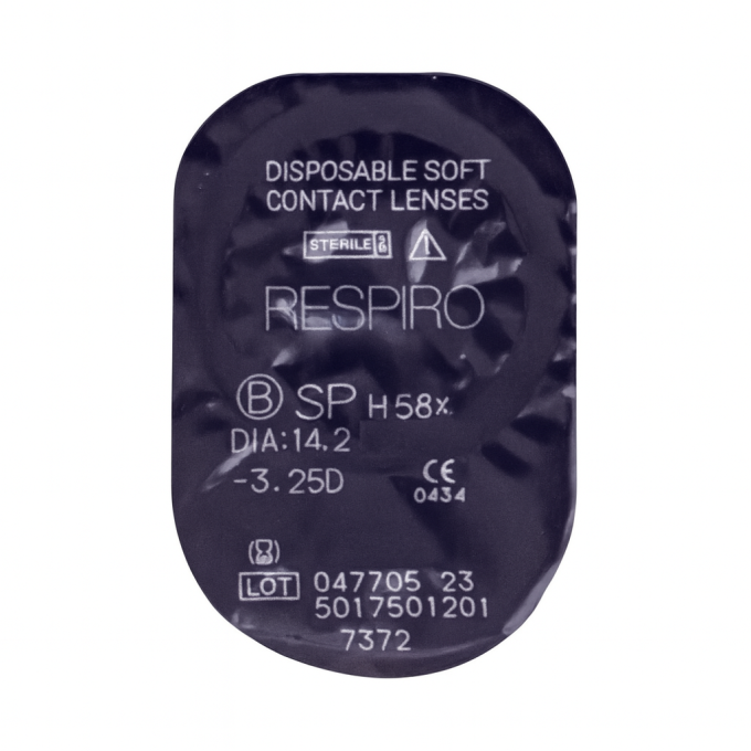 Контактні лінзи Respiro щоквартальна(упаковка)