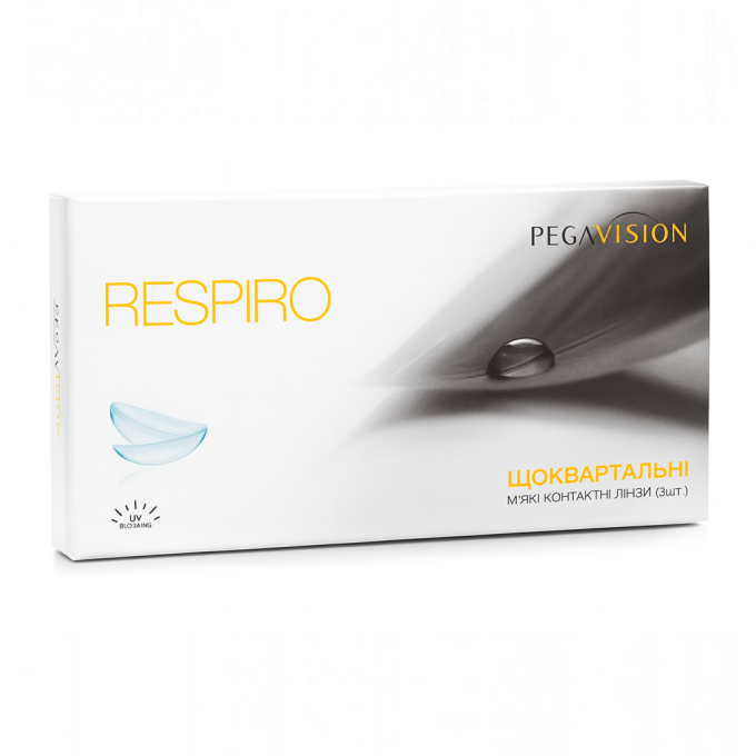Контактні лінзи Respiro щоквартальна(упаковка)